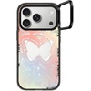 image:imageCASETiFY for iPhone 17 Case  Impact Ring Stand MagSafe Compatible  Kickstand  66 ft 3X Military Grade Drop Protection  You Give Me Butterflies  BlackYou Give Me Butterflies
