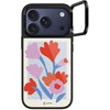 image:imageCASETiFY for iPhone 17 Pro Case  Glaze Ring Stand MagSafe Compatible  Kickstand  49 ft 1X Military Grade Drop Protection  Pastel Gradient  BlackBlooming Flowers