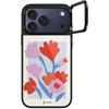 image:imageCASETiFY for iPhone 17 Pro Case  Glaze Ring Stand MagSafe Compatible  Kickstand  49 ft 1X Military Grade Drop Protection  Pastel Gradient  BlackBlooming Flowers