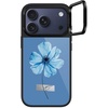 image:imageCASETiFY for iPhone 17 Pro Case  Glaze Ring Stand MagSafe Compatible  Kickstand  49 ft 1X Military Grade Drop Protection  Pastel Gradient  BlackBlue Blossom with Tape