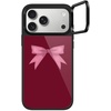 image:imageCASETiFY for iPhone 17 Pro Case  Glaze Ring Stand MagSafe Compatible  Kickstand  49 ft 1X Military Grade Drop Protection  Pastel Gradient  BlackBlush Bow