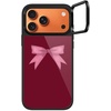 image:imageCASETiFY for iPhone 17 Pro Case  Glaze Ring Stand MagSafe Compatible  Kickstand  49 ft 1X Military Grade Drop Protection  Pastel Gradient  BlackBlush Bow