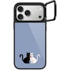 image:imageCASETiFY for iPhone 17 Pro Case  Glaze Ring Stand MagSafe Compatible  Kickstand  49 ft 1X Military Grade Drop Protection  Pastel Gradient  BlackBow Cats