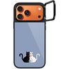 image:imageCASETiFY for iPhone 17 Pro Case  Glaze Ring Stand MagSafe Compatible  Kickstand  49 ft 1X Military Grade Drop Protection  Pastel Gradient  BlackBow Cats
