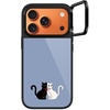image:imageCASETiFY for iPhone 17 Pro Case  Glaze Ring Stand MagSafe Compatible  Kickstand  49 ft 1X Military Grade Drop Protection  Pastel Gradient  BlackBow Cats