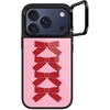 image:imageCASETiFY for iPhone 17 Pro Case  Glaze Ring Stand MagSafe Compatible  Kickstand  49 ft 1X Military Grade Drop Protection  Pastel Gradient  BlackBurgundy Bows