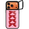 image:imageCASETiFY for iPhone 17 Pro Case  Glaze Ring Stand MagSafe Compatible  Kickstand  49 ft 1X Military Grade Drop Protection  Pastel Gradient  BlackBurgundy Bows