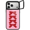 image:imageCASETiFY for iPhone 17 Pro Case  Glaze Ring Stand MagSafe Compatible  Kickstand  49 ft 1X Military Grade Drop Protection  Pastel Gradient  BlackBurgundy Bows