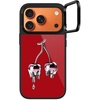image:imageCASETiFY for iPhone 17 Pro Case  Glaze Ring Stand MagSafe Compatible  Kickstand  49 ft 1X Military Grade Drop Protection  Pastel Gradient  BlackChrome Cherry