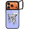 image:imageCASETiFY for iPhone 17 Pro Case  Glaze Ring Stand MagSafe Compatible  Kickstand  49 ft 1X Military Grade Drop Protection  Pastel Gradient  BlackChrome Butterfly