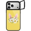 image:imageCASETiFY for iPhone 17 Pro Case  Glaze Ring Stand MagSafe Compatible  Kickstand  49 ft 1X Military Grade Drop Protection  Pastel Gradient  BlackFloral Bunny