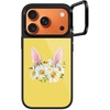 image:imageCASETiFY for iPhone 17 Pro Case  Glaze Ring Stand MagSafe Compatible  Kickstand  49 ft 1X Military Grade Drop Protection  Pastel Gradient  BlackFloral Bunny