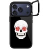 image:imageCASETiFY for iPhone 17 Pro Case  Glaze Ring Stand MagSafe Compatible  Kickstand  49 ft 1X Military Grade Drop Protection  Pastel Gradient  BlackFlower Skull