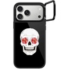 image:imageCASETiFY for iPhone 17 Pro Case  Glaze Ring Stand MagSafe Compatible  Kickstand  49 ft 1X Military Grade Drop Protection  Pastel Gradient  BlackFlower Skull