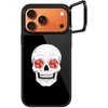 image:imageCASETiFY for iPhone 17 Pro Case  Glaze Ring Stand MagSafe Compatible  Kickstand  49 ft 1X Military Grade Drop Protection  Pastel Gradient  BlackFlower Skull