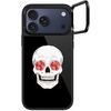 image:imageCASETiFY for iPhone 17 Pro Case  Glaze Ring Stand MagSafe Compatible  Kickstand  49 ft 1X Military Grade Drop Protection  Pastel Gradient  BlackFlower Skull