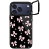 image:imageCASETiFY for iPhone 17 Pro Case  Glaze Ring Stand MagSafe Compatible  Kickstand  49 ft 1X Military Grade Drop Protection  Pastel Gradient  BlackMetallic Pink Ribbon