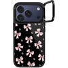 image:imageCASETiFY for iPhone 17 Pro Case  Glaze Ring Stand MagSafe Compatible  Kickstand  49 ft 1X Military Grade Drop Protection  Pastel Gradient  BlackMetallic Pink Ribbon