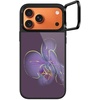 image:imageCASETiFY for iPhone 17 Pro Case  Glaze Ring Stand MagSafe Compatible  Kickstand  49 ft 1X Military Grade Drop Protection  Pastel Gradient  BlackOrchid in glow