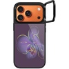 image:imageCASETiFY for iPhone 17 Pro Case  Glaze Ring Stand MagSafe Compatible  Kickstand  49 ft 1X Military Grade Drop Protection  Pastel Gradient  BlackOrchid in glow