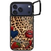 image:imageCASETiFY for iPhone 17 Pro Case  Glaze Ring Stand MagSafe Compatible  Kickstand  49 ft 1X Military Grade Drop Protection  Pastel Gradient  BlackPatched Cheetah