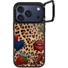 image:imageCASETiFY for iPhone 17 Pro Case  Glaze Ring Stand MagSafe Compatible  Kickstand  49 ft 1X Military Grade Drop Protection  Pastel Gradient  BlackPatched Cheetah