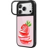 image:imageCASETiFY for iPhone 17 Pro Case  Glaze Ring Stand MagSafe Compatible  Kickstand  49 ft 1X Military Grade Drop Protection  Pastel Gradient  BlackStrawberry slices