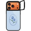 image:imageCASETiFY for iPhone 17 Pro Case  Glaze Ring Stand MagSafe Compatible  Kickstand  49 ft 1X Military Grade Drop Protection  Pastel Gradient  Blacktulip stamp