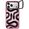 image:imageCASETiFY for iPhone 17 Pro Max Case  Impact Ring Stand MagSafe Compatible  Kickstand  66 ft 3X Military Grade Drop Protection  Clouds  PinkBlack Kingsnake