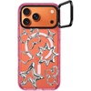 image:imageCASETiFY for iPhone 17 Pro Max Case  Impact Ring Stand MagSafe Compatible  Kickstand  66 ft 3X Military Grade Drop Protection  Clouds  PinkChrome Doodles