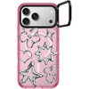image:imageCASETiFY for iPhone 17 Pro Max Case  Impact Ring Stand MagSafe Compatible  Kickstand  66 ft 3X Military Grade Drop Protection  Clouds  PinkChrome Doodles