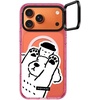 image:imageCASETiFY for iPhone 17 Pro Max Case  Impact Ring Stand MagSafe Compatible  Kickstand  66 ft 3X Military Grade Drop Protection  Clouds  PinkDOG LOVES COFFEE