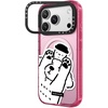 image:imageCASETiFY for iPhone 17 Pro Max Case  Impact Ring Stand MagSafe Compatible  Kickstand  66 ft 3X Military Grade Drop Protection  Clouds  PinkDOG LOVES COFFEE
