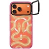 image:imageCASETiFY for iPhone 17 Pro Max Case  Impact Ring Stand MagSafe Compatible  Kickstand  66 ft 3X Military Grade Drop Protection  Clouds  PinkGold Kingsnake