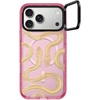 image:imageCASETiFY for iPhone 17 Pro Max Case  Impact Ring Stand MagSafe Compatible  Kickstand  66 ft 3X Military Grade Drop Protection  Clouds  PinkGold Kingsnake