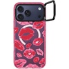 image:imageCASETiFY for iPhone 17 Pro Max Case  Impact Ring Stand MagSafe Compatible  Kickstand  66 ft 3X Military Grade Drop Protection  Clouds  PinkLipstick Kisses