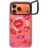 image:imageCASETiFY for iPhone 17 Pro Max Case  Impact Ring Stand MagSafe Compatible  Kickstand  66 ft 3X Military Grade Drop Protection  Clouds  PinkLipstick Kisses