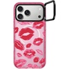 image:imageCASETiFY for iPhone 17 Pro Max Case  Impact Ring Stand MagSafe Compatible  Kickstand  66 ft 3X Military Grade Drop Protection  Clouds  PinkLipstick Kisses