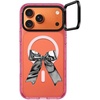 image:imageCASETiFY for iPhone 17 Pro Max Case  Impact Ring Stand MagSafe Compatible  Kickstand  66 ft 3X Military Grade Drop Protection  Clouds  PinkMetallic Ribbon