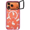 image:imageCASETiFY for iPhone 17 Pro Max Case  Impact Ring Stand MagSafe Compatible  Kickstand  66 ft 3X Military Grade Drop Protection  Clouds  PinkRabbit Ribbon