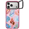 image:imageCASETiFY for iPhone 17 Pro Max Case  Impact Ring Stand MagSafe Compatible  Kickstand  66 ft 3X Military Grade Drop Protection  Clouds  PinkSeashell