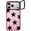 image:imageCASETiFY for iPhone 17 Pro Max Case  Impact Ring Stand MagSafe Compatible  Kickstand  66 ft 3X Military Grade Drop Protection  Clouds  PinkStar Marks