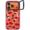 image:imageCASETiFY for iPhone 17 Pro Max Case  Impact Ring Stand MagSafe Compatible  Kickstand  66 ft 3X Military Grade Drop Protection  Clouds  Pinkvibrant red cherry pattern