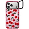 image:imageCASETiFY for iPhone 17 Pro Max Case  Impact Ring Stand MagSafe Compatible  Kickstand  66 ft 3X Military Grade Drop Protection  Clouds  Pinkvibrant red cherry pattern
