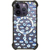 blue all seeing eye summer holiday pattern