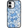 image:imageCASETiFY for iPhone 16 Case  Impact  Slim Fit  82 ft 4X Military Grade Drop Protection  Blue Hydrangea Iphone Case By Ann Upton  Black