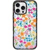image:imageCASETiFY for iPhone 16 Pro Max Case  Impact  Slim Fit  82 ft 4X Military Grade Drop Protection  bright spring flowers  daisy floral pattern  Black