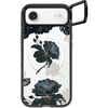 White and Black Floral