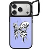 image:imageCASETiFY for iPhone 17 Pro Case  Glaze Ring Stand MagSafe Compatible  Kickstand  49 ft 1X Military Grade Drop Protection  Pastel Gradient  BlackChrome Butterfly