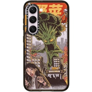 image:imageCASETiFY for Galaxy S25 Case  Impact  82 ft 4x Military Grade Drop Protection  Chrome Doodles  BlackBroccozilla